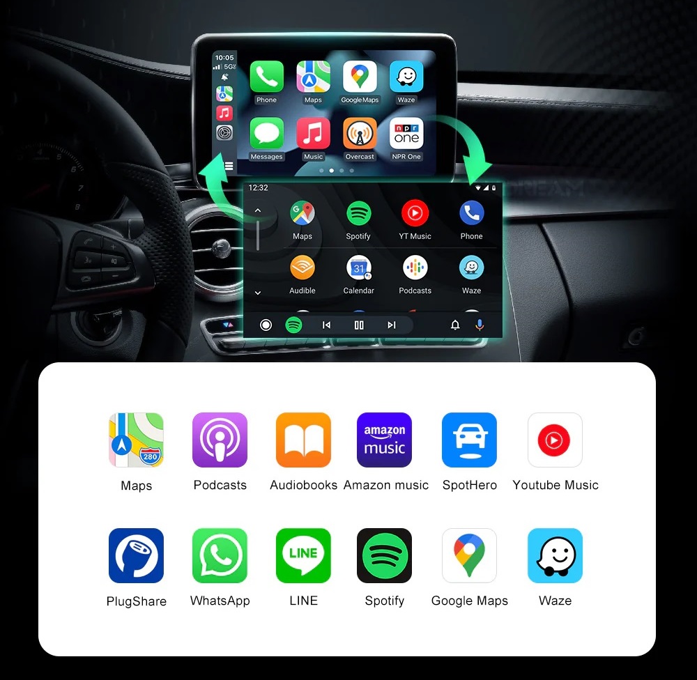 mercedes carplay android auto